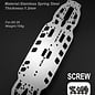WeiRC WEI-SCSET-X426  WeiRC 1.2mm Steel Chassis w/ Screws Set for Xray X4 2026 (158g)