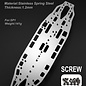 WeiRC WEI-SCSET-SP1  WeiRC 1.2mm Steel Chassis w/ Screws Set for RC Maker SP1