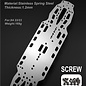 WeiRC WEI-SCSET-X422  WeiRC 1.2mm Steel Chassis w/ Screws Set for Xray X4 2022 & 2023