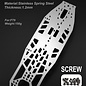 WeiRC WEI-SCSET-FT9  WeiRC  1.2mm Steel Chassis w/ Screws Set for Schumacher FT9