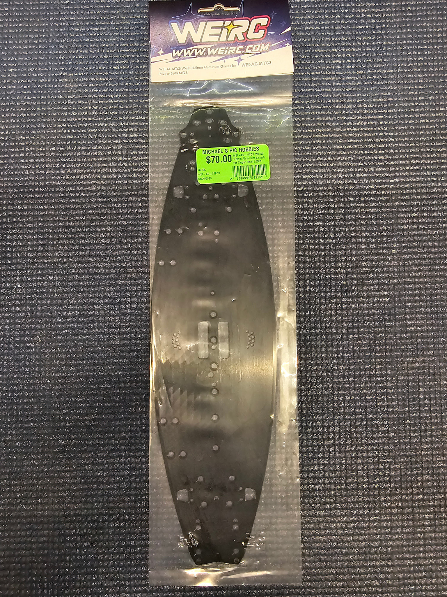 WEI-AC-TC8 WeiRC 1.5mm Aluminum Chassis for TC8 - Michael's RC Hobbies