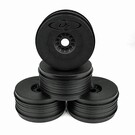 DE Racing DERPSB8B  Black Speedline Plus Buggy Wheels for 1/8 Buggy (4pcs)