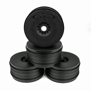 DE Racing DERPSB8B  Black Speedline Plus Buggy Wheels for 1/8 Buggy (4pcs)