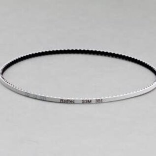Radtec BEL-10005  Radtec Low Friction White Front Drive Belt (S3M351) for Stock (A800) Mid Motor