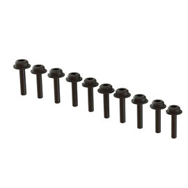 Arrma ARA702014  Flanged Cap Head Screw M2x12mm (10pcs) Nascar