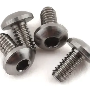 Yokomo YOKRP-110-04A  2x4mm High Precision Titanium Button Head Screw (4)