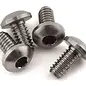 Yokomo YOKRP-110-04A  2x4mm High Precision Titanium Button Head Screw (4)