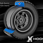 Traxxas TRA10474R Dirt Oval Gray Rear Wheels w/ Hoosier Tires (2)