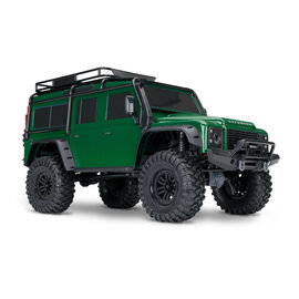 Traxxas TRA82256-4 GRN TRX-4 Land Rover Defender Green Clipless Body