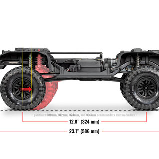 Traxxas TRA82256-4 GRN TRX-4 Land Rover Defender Green Clipless Body