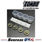 Team Zombie P-TZ483740 Team Zombie Hard-Anodized Aluminum 7075 Pinion Gear 48P 37-40T (4pcs)