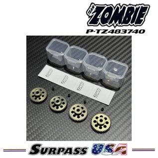 Team Zombie P-TZ483740 Team Zombie Hard-Anodized Aluminum 7075 Pinion Gear 48P 37-40T (4pcs)
