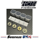 Team Zombie P-TZ483336 Team Zombie Hard-Anodized Aluminum 7075 Pinion Gear 48P 33-36T (4pcs)