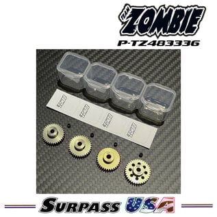 Team Zombie P-TZ483336 Team Zombie Hard-Anodized Aluminum 7075 Pinion Gear 48P 33-36T (4pcs)