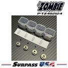 Team Zombie P-TZ482124 Team Zombie Hard-Anodized Aluminum 7075 Pinion Gear 48P 21-24T (4pcs)