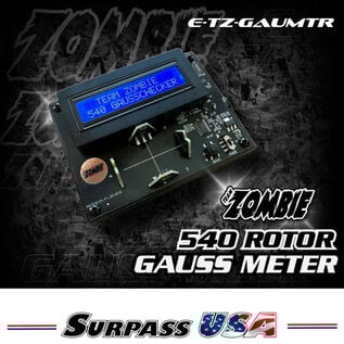 Team Zombie E-TZ-GAUMTR Team Zombie Gauss Meter Mark1 for Brushless 540 Motor 2-Pole Rotors