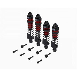 Arrma ARA-2670  Red Assembled Shock Set (F/R) (4Pcs) - Mini Kraton 3s