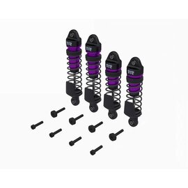 Arrma ARA-2762  Shock Set, F/R Assembled,700cSt Oil (Purple) (4Pcs) - Mini