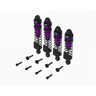 Arrma ARA-2762  Shock Set, F/R Assembled,700cSt Oil (Purple) (4Pcs) - Mini