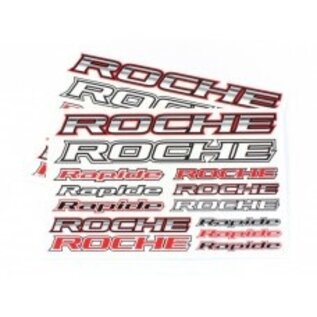 RocheRC USA ROC-710006  Roche Rapide Sticker Set, 10x15cm, 2 pcs
