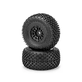 J Concepts JCO4173-30912  Choppers Pre-Mounted Tires for Traxxas® Mini XRT™ (2) (Yellow) w/12mm Hex