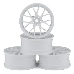 MST MXS-832501W  White RE wheel 24mm (+0) (4) (0mm Offset) w/12mm Hex