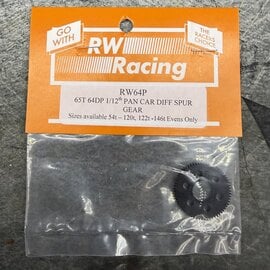 RW RW66P  66T Pan Car Spur Gears for Ball Diff's or any spool except Xray  RW 64P