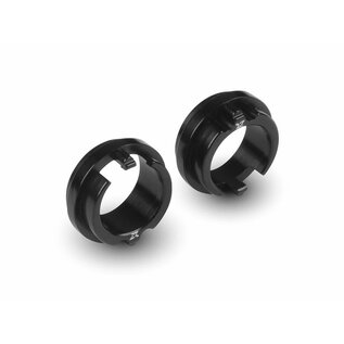 Xray XRA302067-K  Black X4'26 Alu Adjustment Ball Bearing Hub (2)