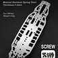 WeiRC WEI-SCSET-TRF421  WeiRC 1.2mm Steel Chassis w/ Screws Set forTRF421