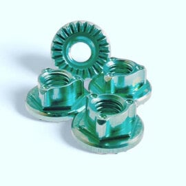 MR33 MR33-501415  MR33 Aluminum Serrated Wheel Nut 4.0mm - Cayote (4)