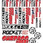 Surpass Hobby USA D-SH-6800M Surpass Hobby & Rocket-RC 6" x 8" Die-Cut Sticker Sheet (2)