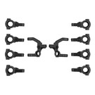 Team Associated ASC92576  RC10B7.1 Caster And Steering Block Set, Carbon