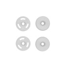 Team Associated ASC21659  RC28R Wheel Set, White