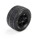 Proline Racing PRO1034510  Menace Front/Rear Street Tires Mounted 12mm Black Split Six (2): ARRMA MINI KRATON