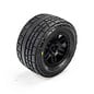 Proline Racing PRO1034510  Menace Front/Rear Street Tires Mounted 12mm Black Split Six (2): ARRMA MINI KRATON