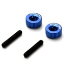 Exotek Racing EXO1191BLU  Blue Twist Nuts For M3 Thread
