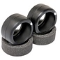 Exotek Racing EXO2354  F1 1/10 RUBBER TIRES- FRONT SOFT 33X (CARPET), 1 pair belted rubber tires with foams