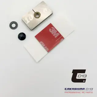 Takashima D-13 TKSM-121  TD13 Tungsten Weight 10g with Screw & Double Side Sticker