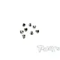 T-Works TSS-304LP  Tworks Alum Socket Head Low Profile Half Thread Screws 3X4