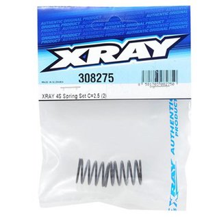 Xray XRA308275  4S Shock Spring Set C= 2.5 (2)