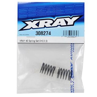 Xray XRA308274  4S Shock Spring Set C= 2.3 (2)