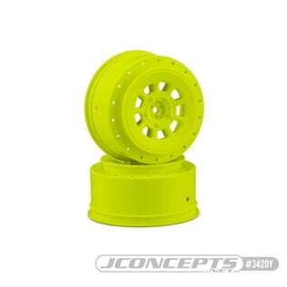 J Concepts JCO3420Y 9-Shot Yellow 12mm SC7 | SC6.4 | Pro 2 SC10 | Pro4 SC10 Wheel