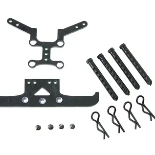 PN Racing 600800K PN Racing Mini-Z MR02/03 PN2.5 Lexan Body Mounting Kit