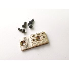 PN Racing 900108C PN Racing PNR2.5W Chassis Brass RM MM T-Bar Mount (3.15g)