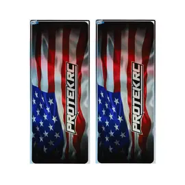 Protek RC PTK-1102-USHALO ProTek RC Universal Chassis Protective Sheet (Holographic USA) (2) (12.5x33.5cm)