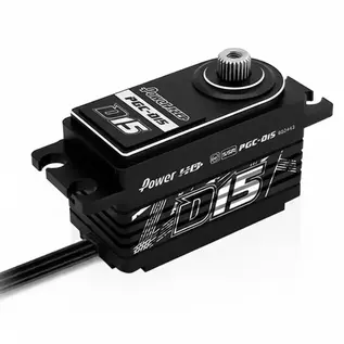 Power HD C34159BLACK  D15 High Voltage Coreless Digital Titanium Gear Servo 250.0 oz / 0.085s