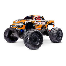 Traxxas TRA36254-8 ORNG  Orange Stampede 1/10 Scale Monster Truck w/ Battery & USB-C