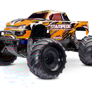 Traxxas TRA36254-8 ORNG  Orange Stampede 1/10 Scale Monster Truck w/ Battery & USB-C