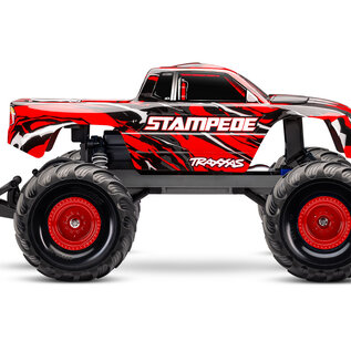 Traxxas TRA36254-8 REDX  Red Stampede 1/10 Scale Monster Truck w/ Battery & USB-C