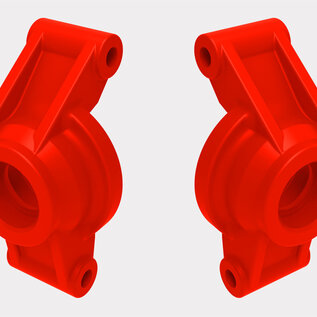Traxxas TRA10752-RED  Red Rear Stub Axle Carriers (2) for Mini Maxx